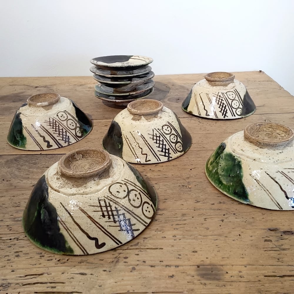 Sold Out】加藤作助「織部蓋茶碗」 | アトリエウチノ ｜ オンライン