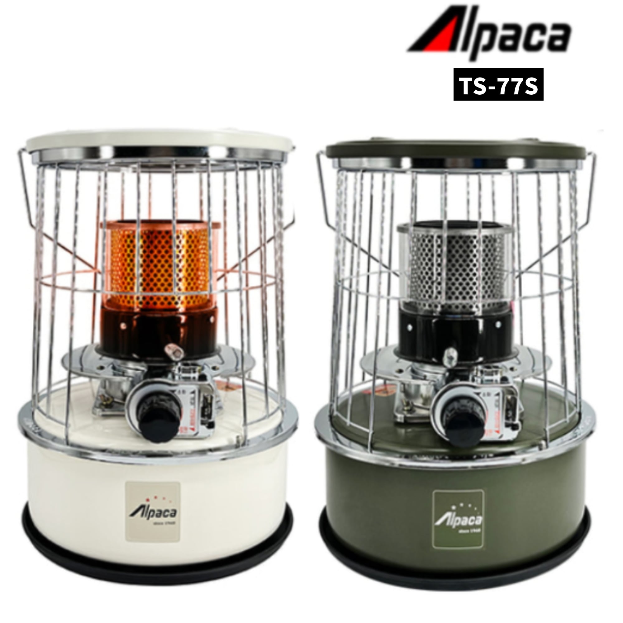 新製品 アルパカストーブ TS-77S Alpaca 石油ストーブ 2カラー ケース
