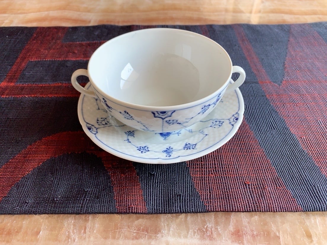 ロイヤルコペンハーゲン【B&G】 ブルーフルーテッド スープカップ