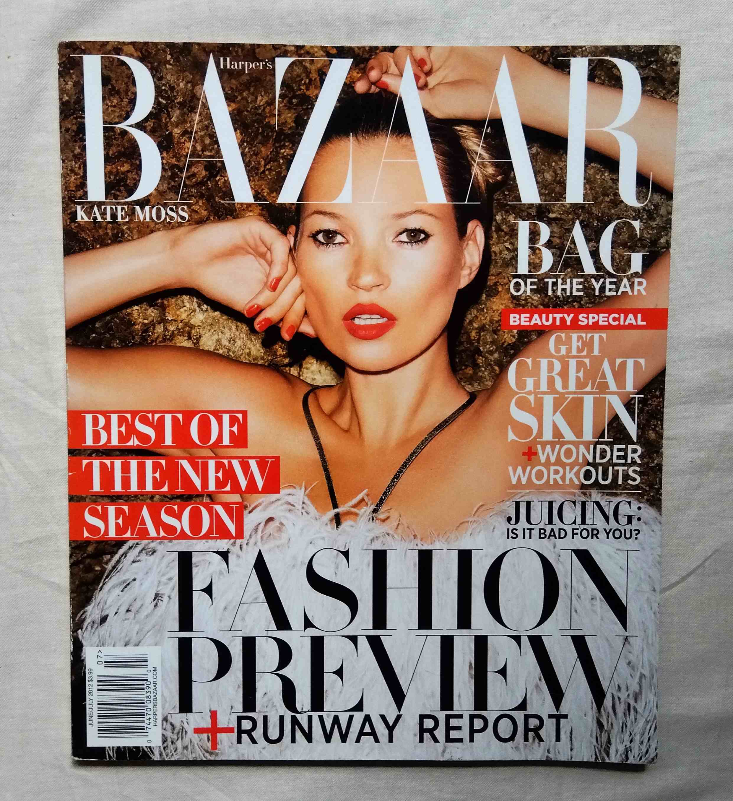 ケイト・モス 表紙 Kate Moss Harper's BAZAAR ラルフ・ローレン Ricky