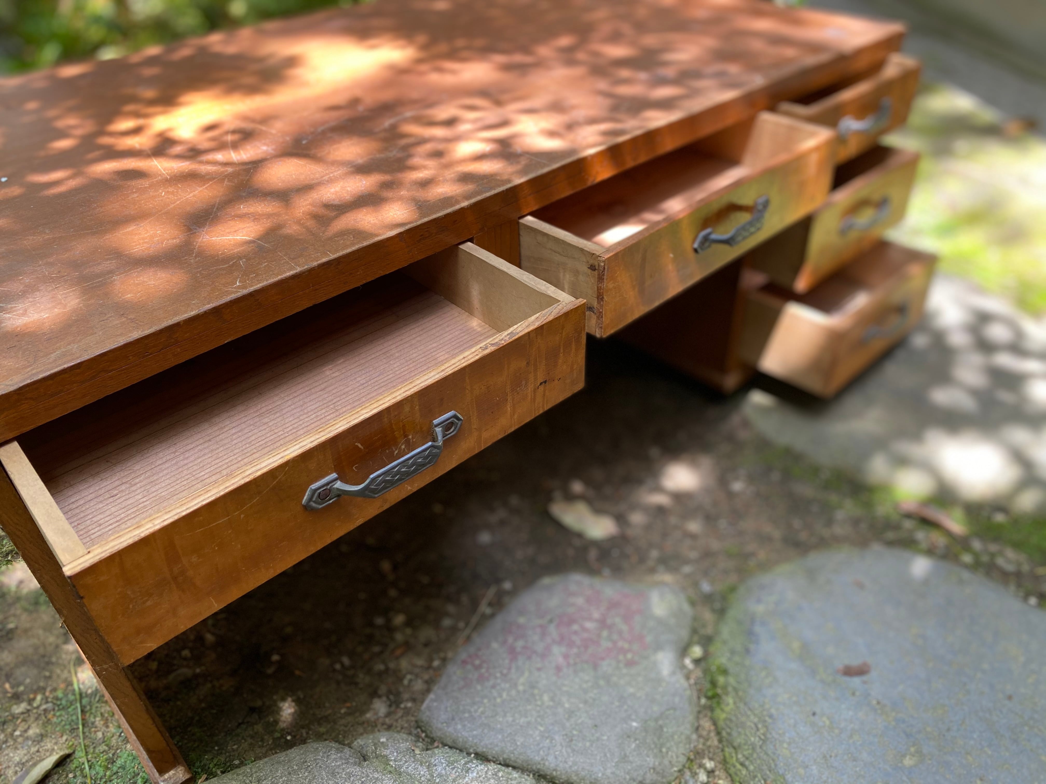 昭和初期 アンティーク学習机 | 滝本茣蓙店