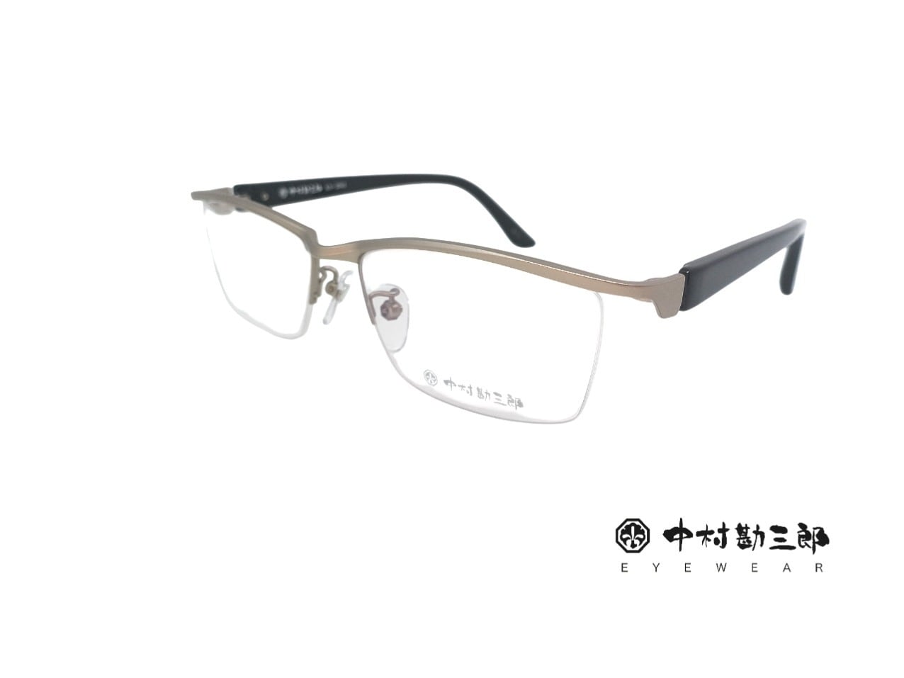 中村勘三郎(ナカムラカンザブロウ) KN-2543 シルバー/ブラック 55□17