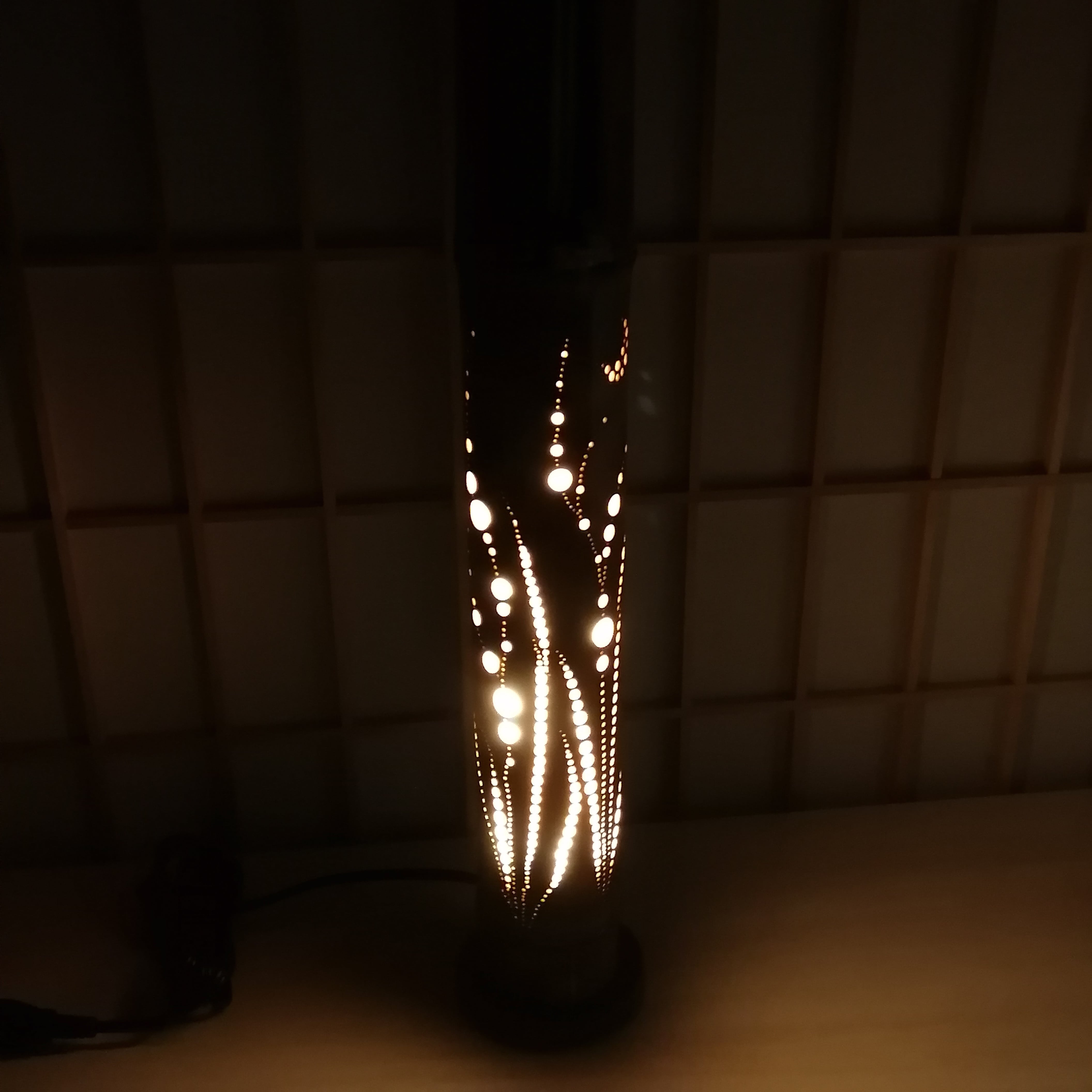 癒し灯火 竹灯籠 No23258（W仕様） | ふーs' shop