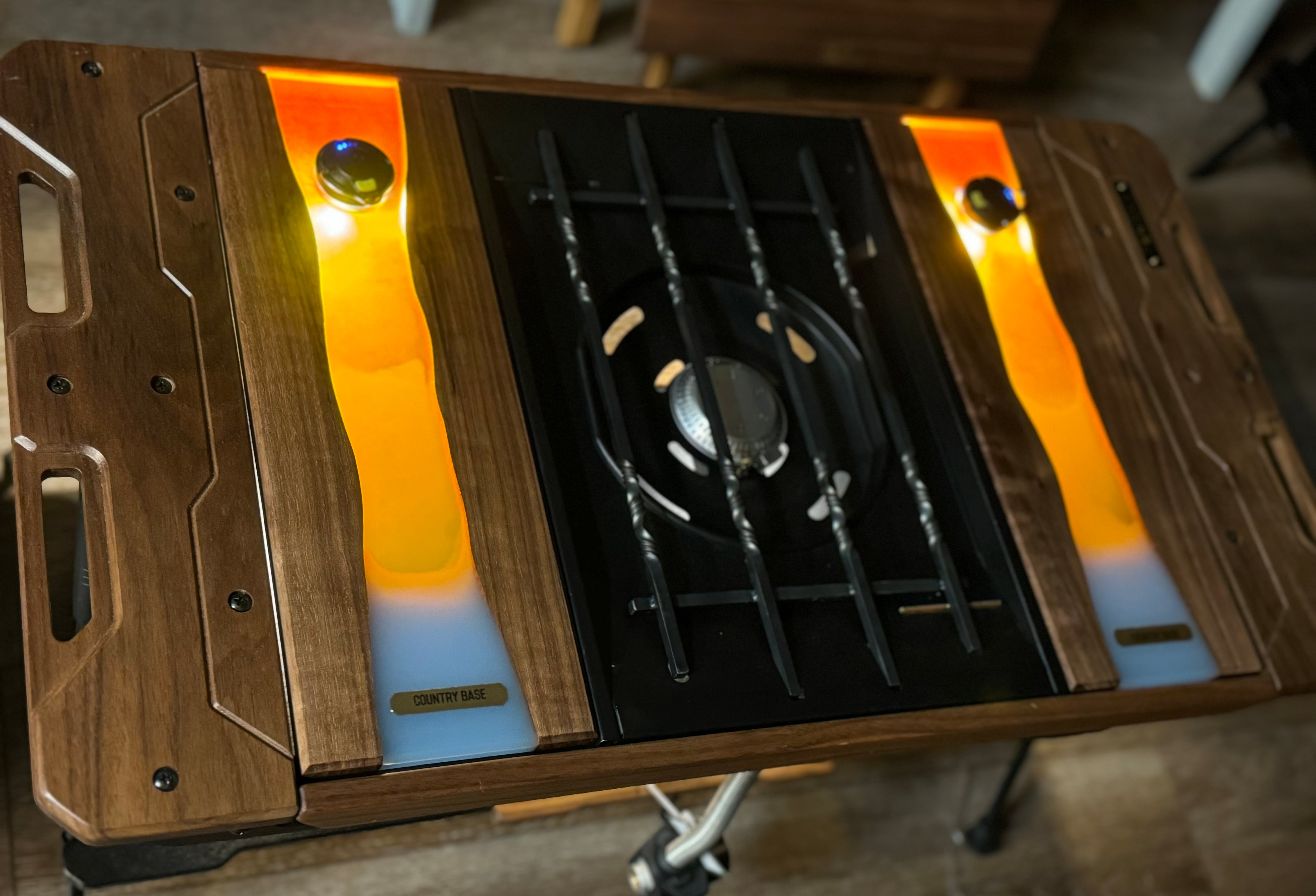 Country Base】IGTハーフユニット天板 穴あきレジン 【Autumn・サン