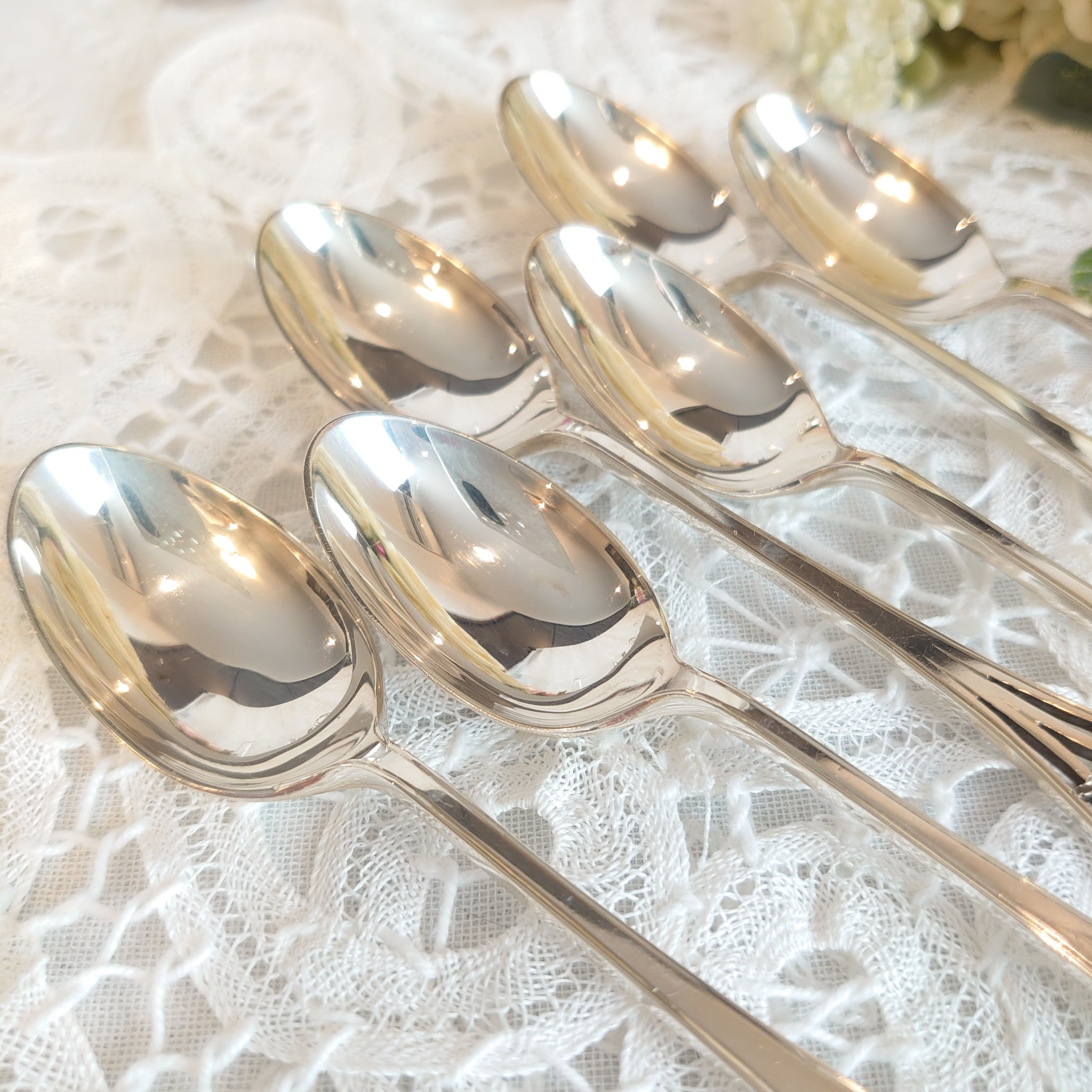 イギリス アンティーク ピアッシングティースプーン 純銀製