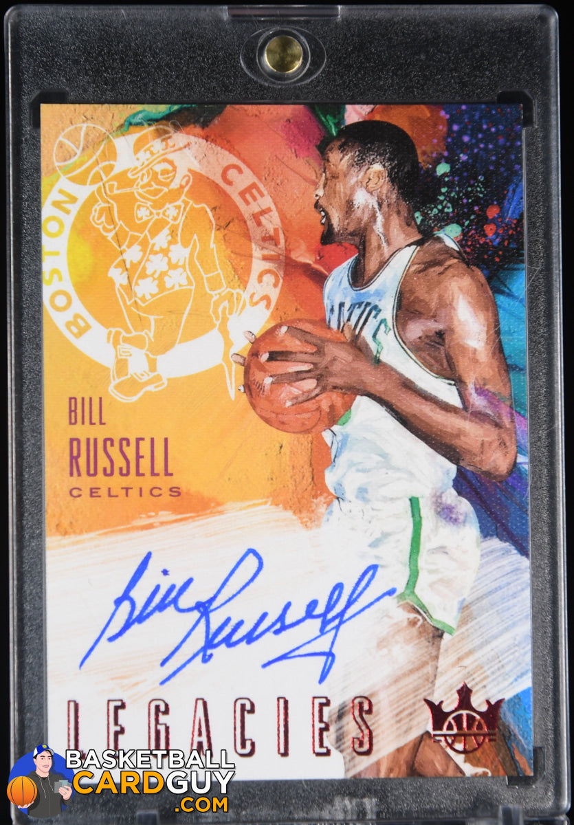 Bill Russell 2018-19 Court Kings Legacies Signatures Ruby #6 #/25
