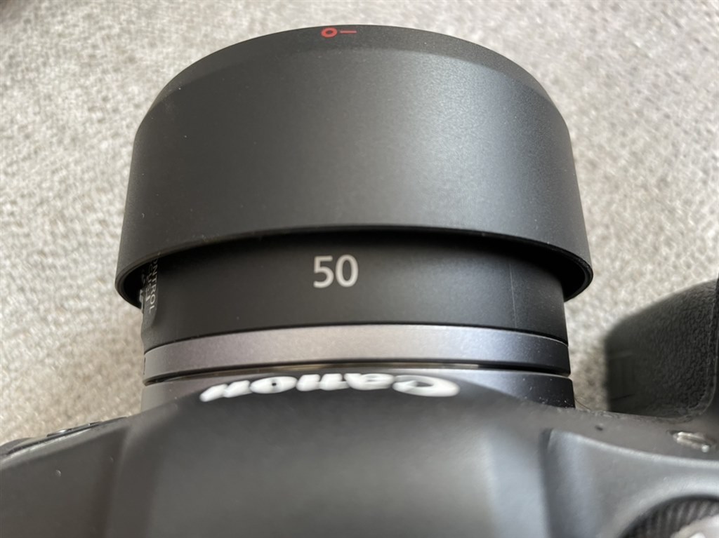 レンズフードについて』 CANON RF50mm F1.8 STM のクチコミ掲示板