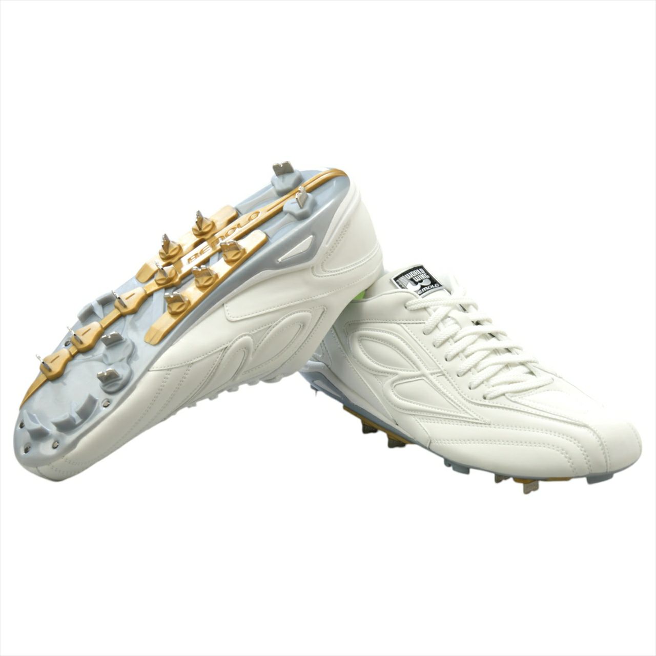 ビモロベースボール・スパイク《Strategy B Brand・whiteⅡ