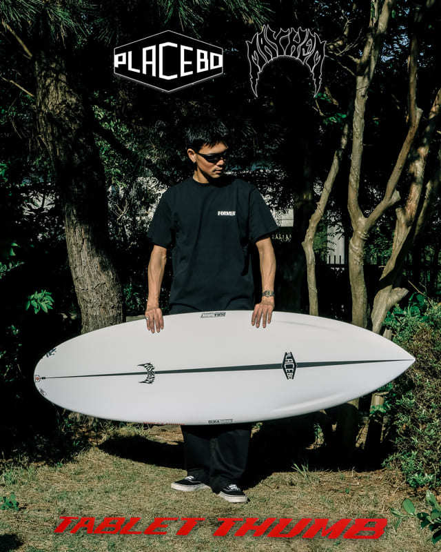 PLACEBO プレセボ タブレット サムテール ショートボード サーフボード