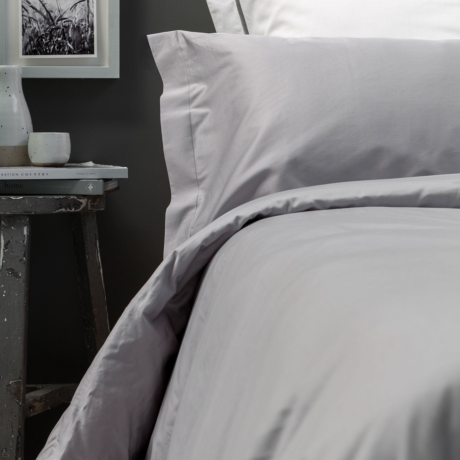 シルバーグレイ400TC／ピローケース（枕カバー） – Beaumont & Brown Japan