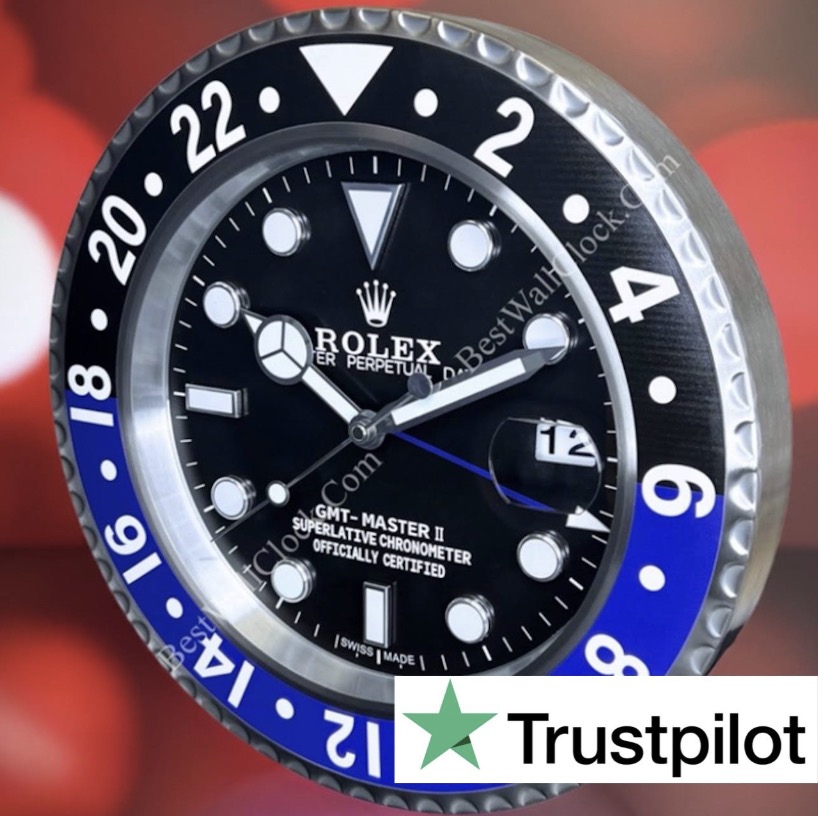 ロレックス GMTマスター II スタイル – dealer display 壁掛け時計