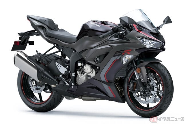 カワサキ新型「Ninja ZX-6R」公開！ブラックベースにレッドが光るNEW