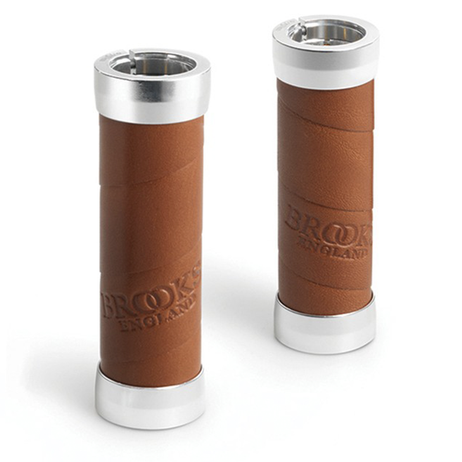 Brooks Slender Leather Grips 100mm – Bikeary Bicycle Lifestyle