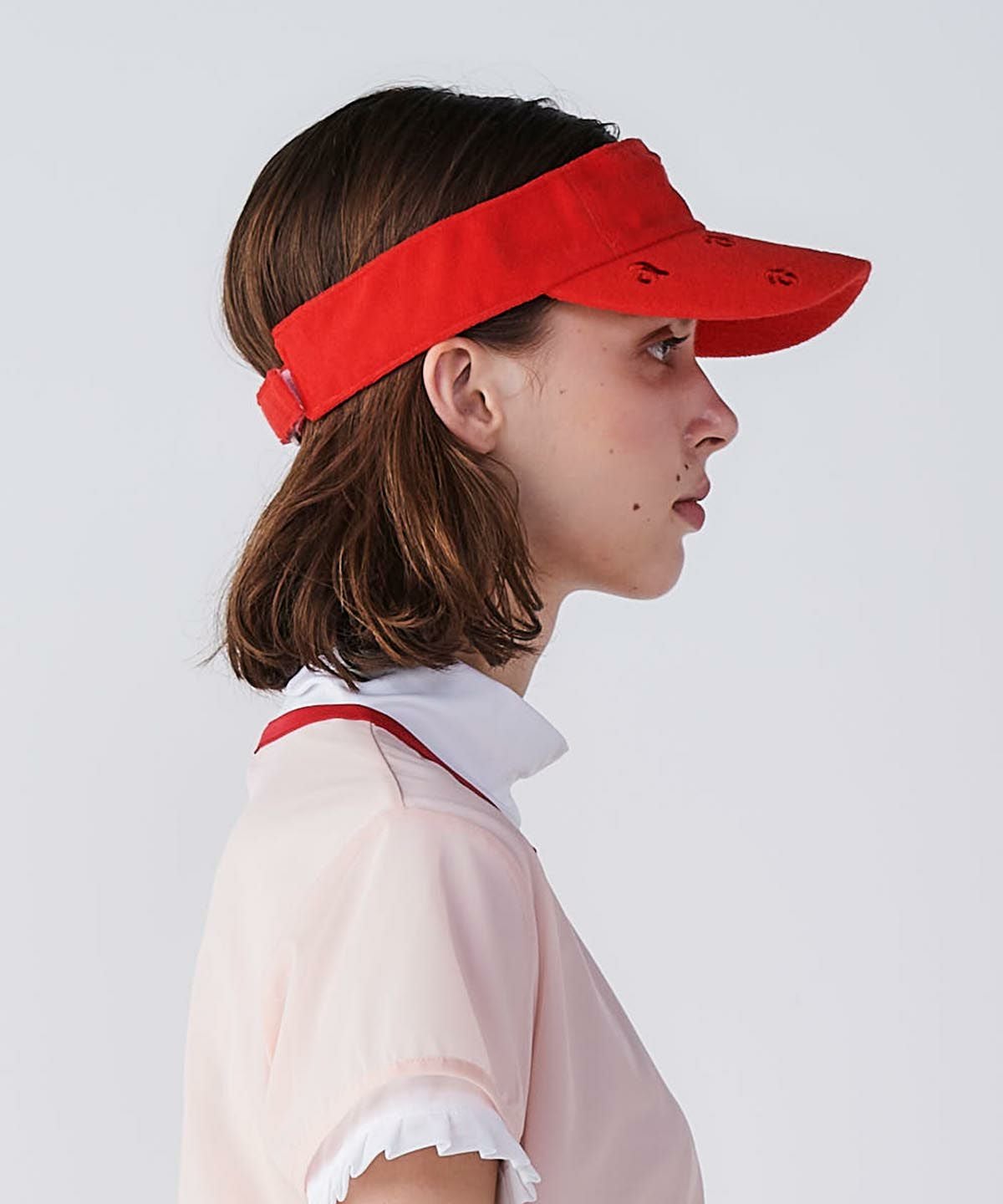 刺繍パイル地サンバイザー|アルチビオ-アウトレット- - ゴルフウェアや