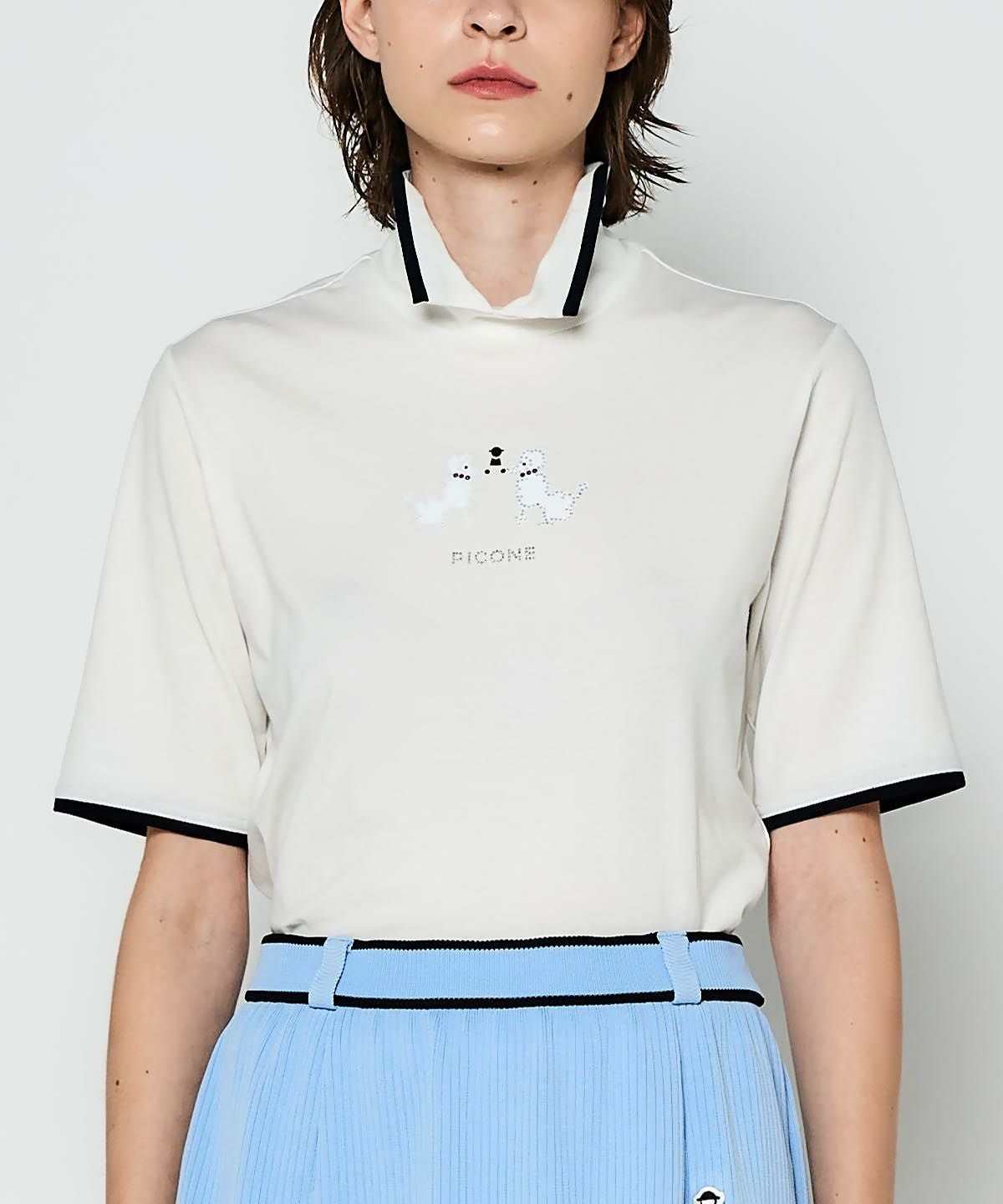 ピコライン刺繍ジップベスト|ピッコーネクラブ-アウトレット- - ゴルフ