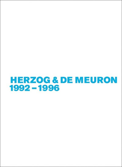 Herzog & de Meuron 1978-1996, Bd./Vol. 1-3
