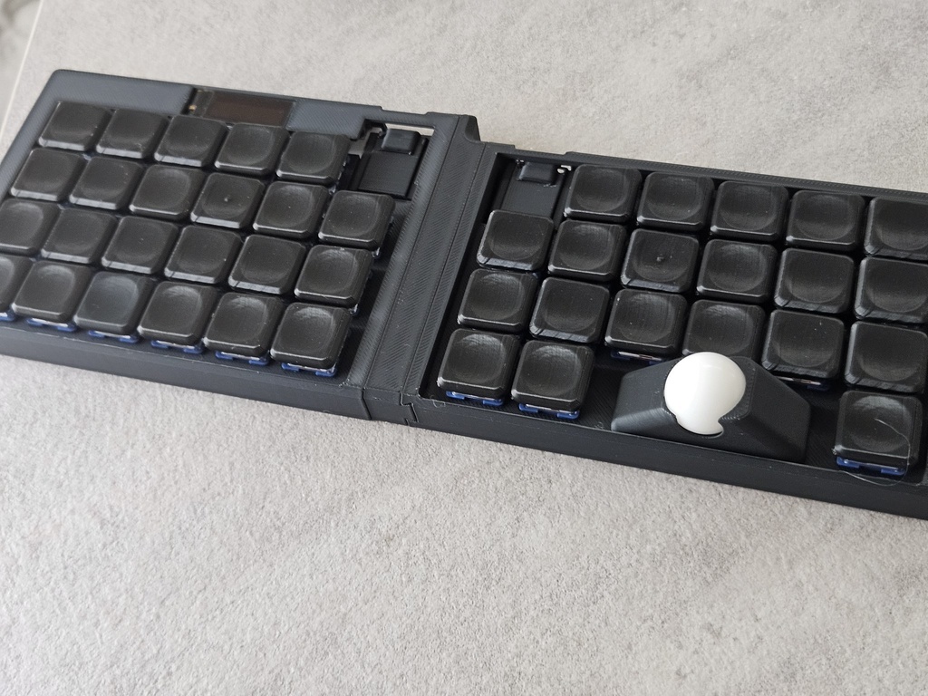 受注生産 納期2週間)tomkeyLk 無線分割式 トラックボール キーボード