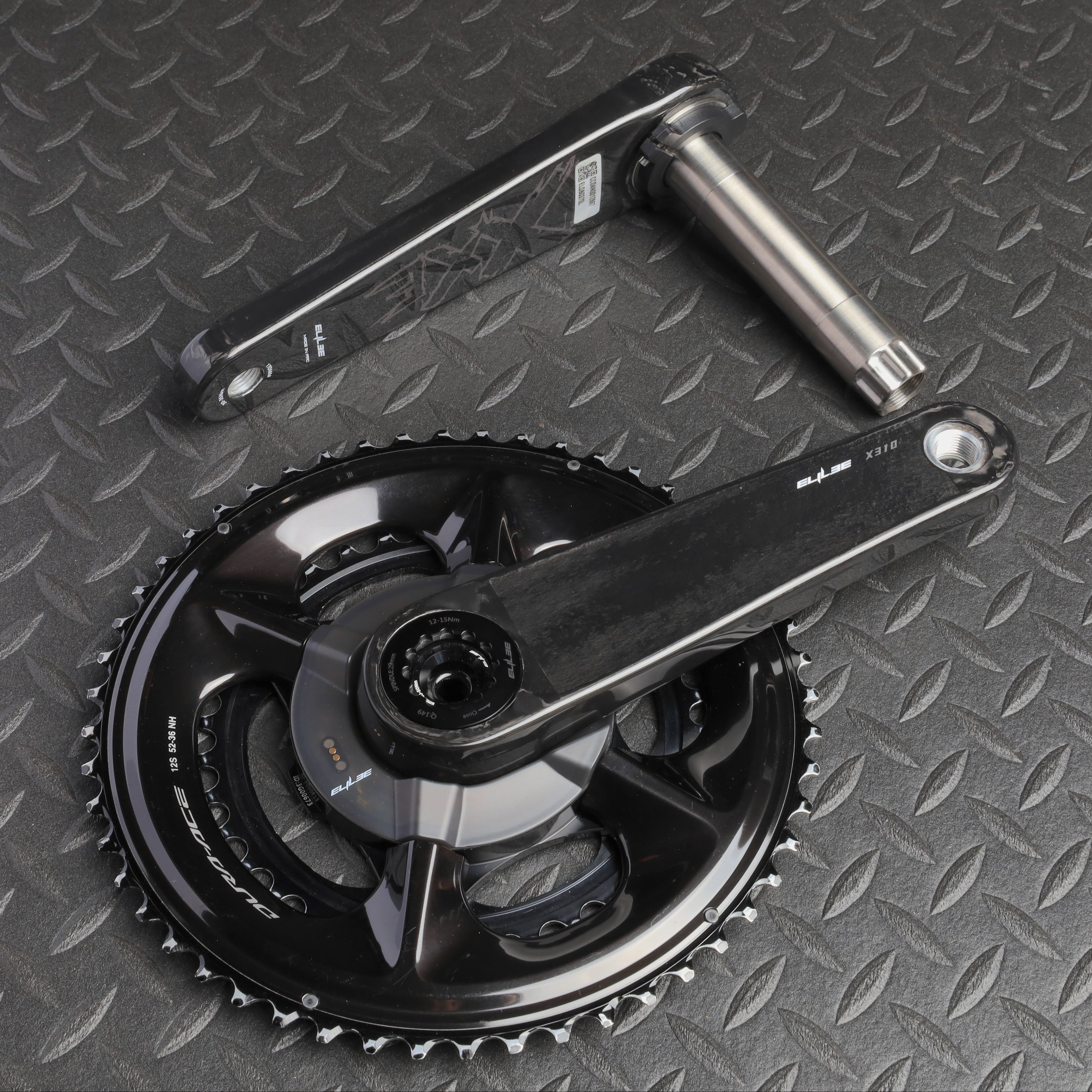 ELILEE / X310 カーボンクランクアーム チタニウムスピンドル(φ24mm)