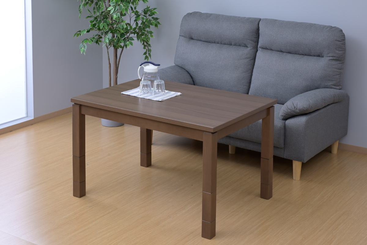 商品情報_高さが4タイプ選べるこたつ【ピタ高】(105×75cm) | 山善の