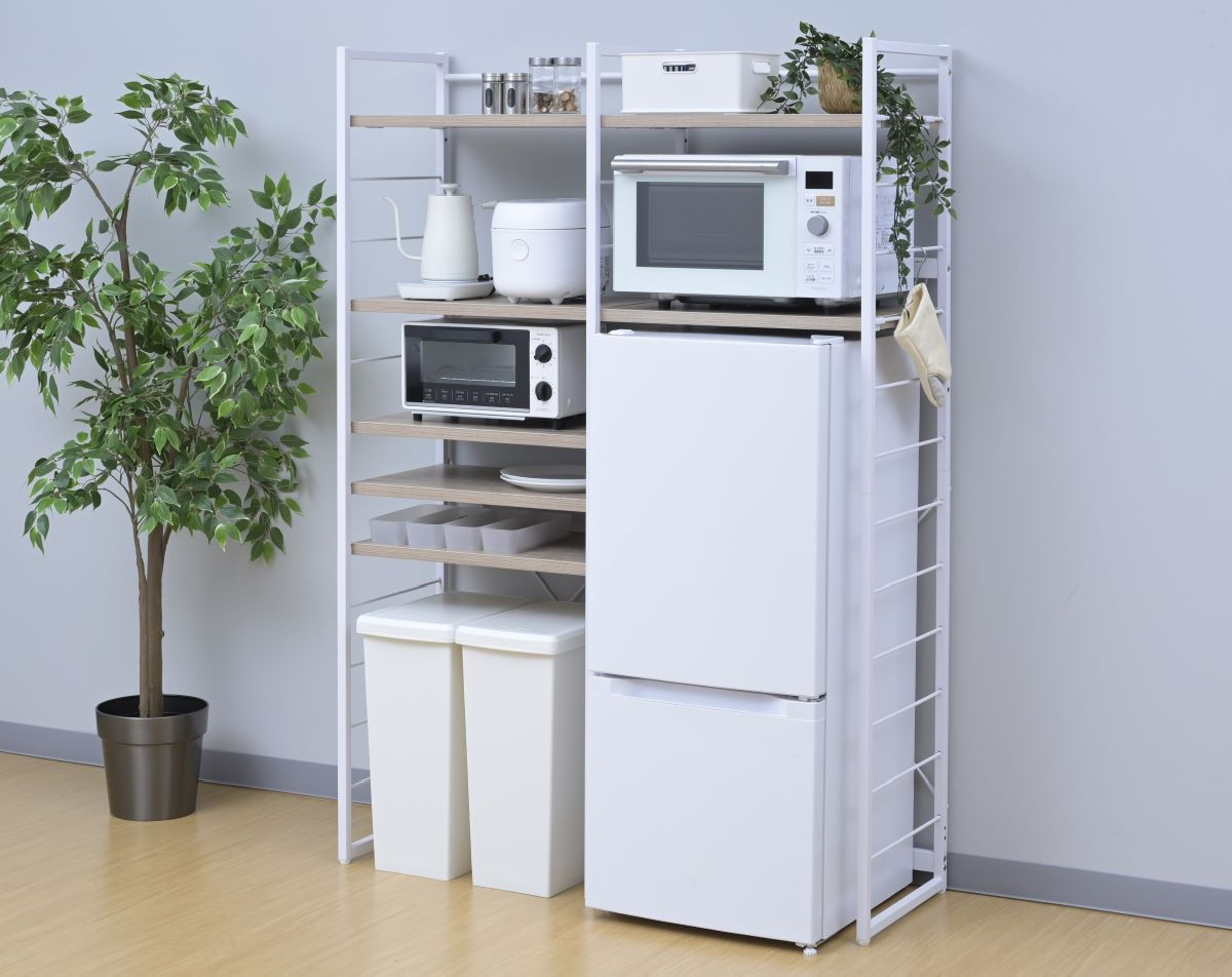 商品情報_家電収納ラック(ワイド) | 山善の商品情報サイト | YAMAZEN BOOK