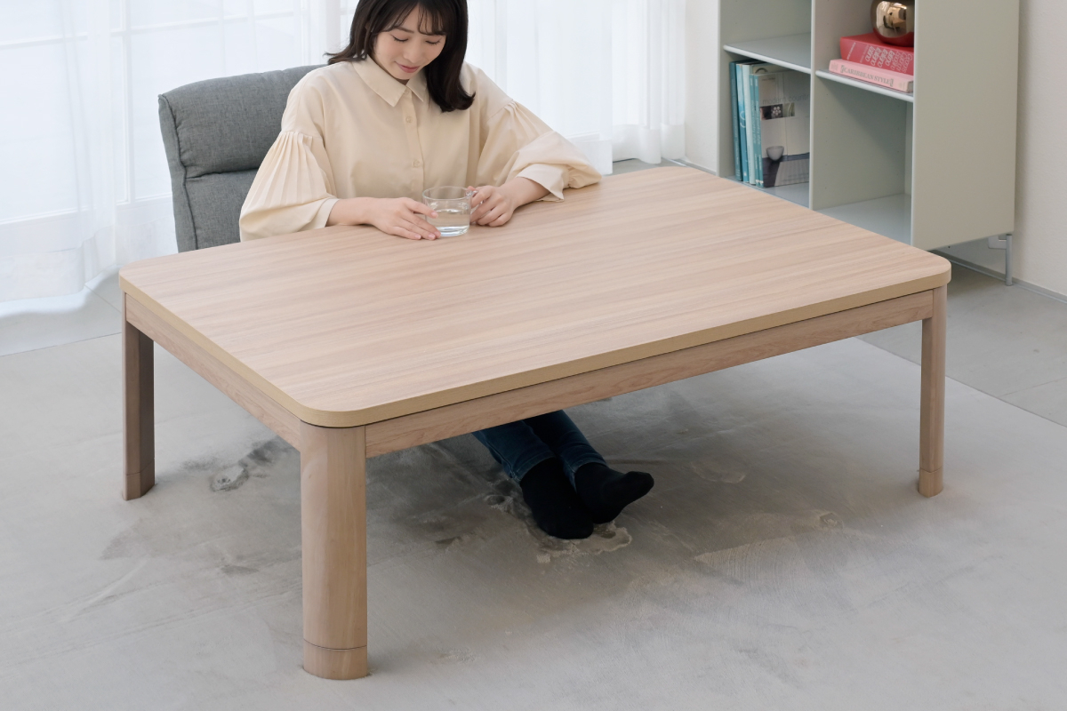 商品情報_家具調こたつ ラウンドタイプ（120×80cm） | 山善の商品情報