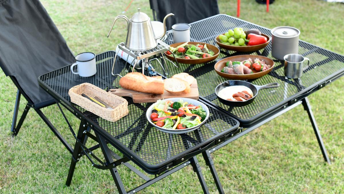 特集_キャンプにオススメのメッシュテーブル 『タフライトシリーズ