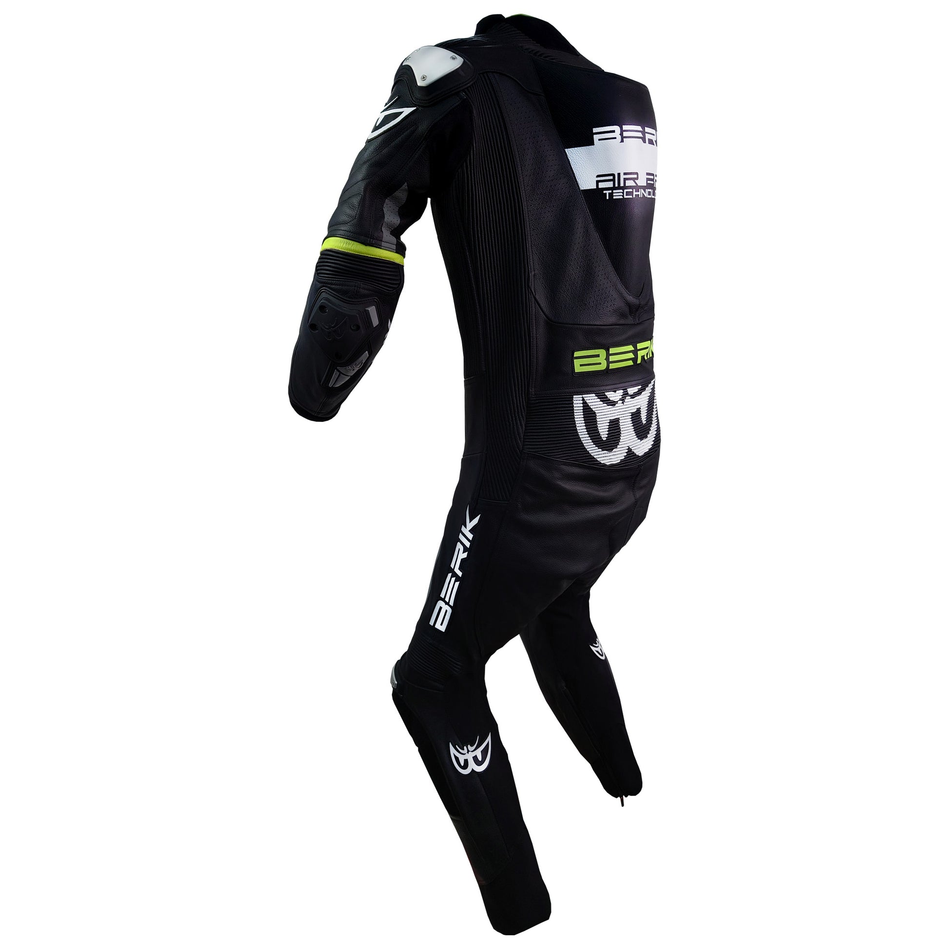LS1-221322-BK YELLOW BERIK RACINGSUITS AIRBAG MODEL