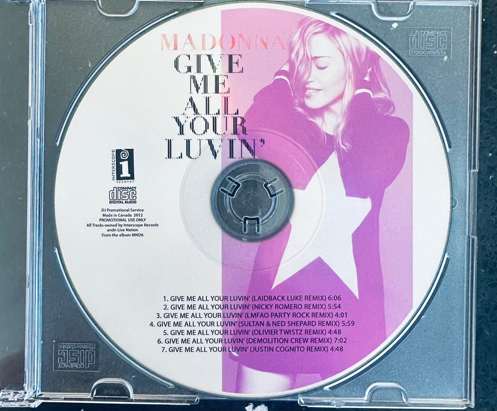 MADONNA Give Me All Your Luvin (DJ Remixes) CD Single – Borderline
