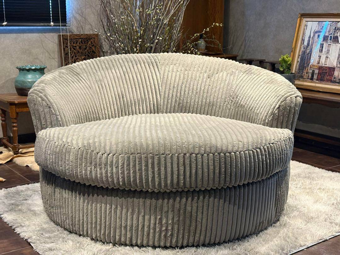 Ashley アシュリー 2人掛けソファ コーデュロイ調ソファ アメリカ