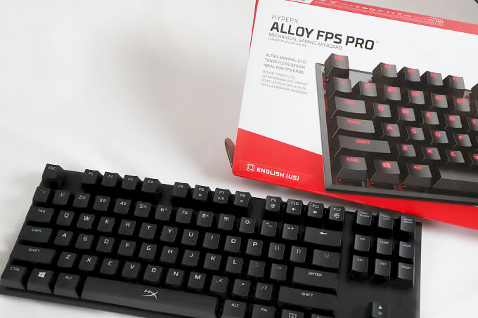 HyperX Alloy FPS Pro 赤軸 レビュー】静音テンキーレスでゲームに特化