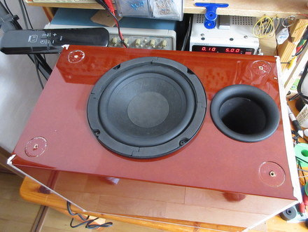 ジャンクのサブウーファー (DENON DSW-33XG) をテレビ用に改造