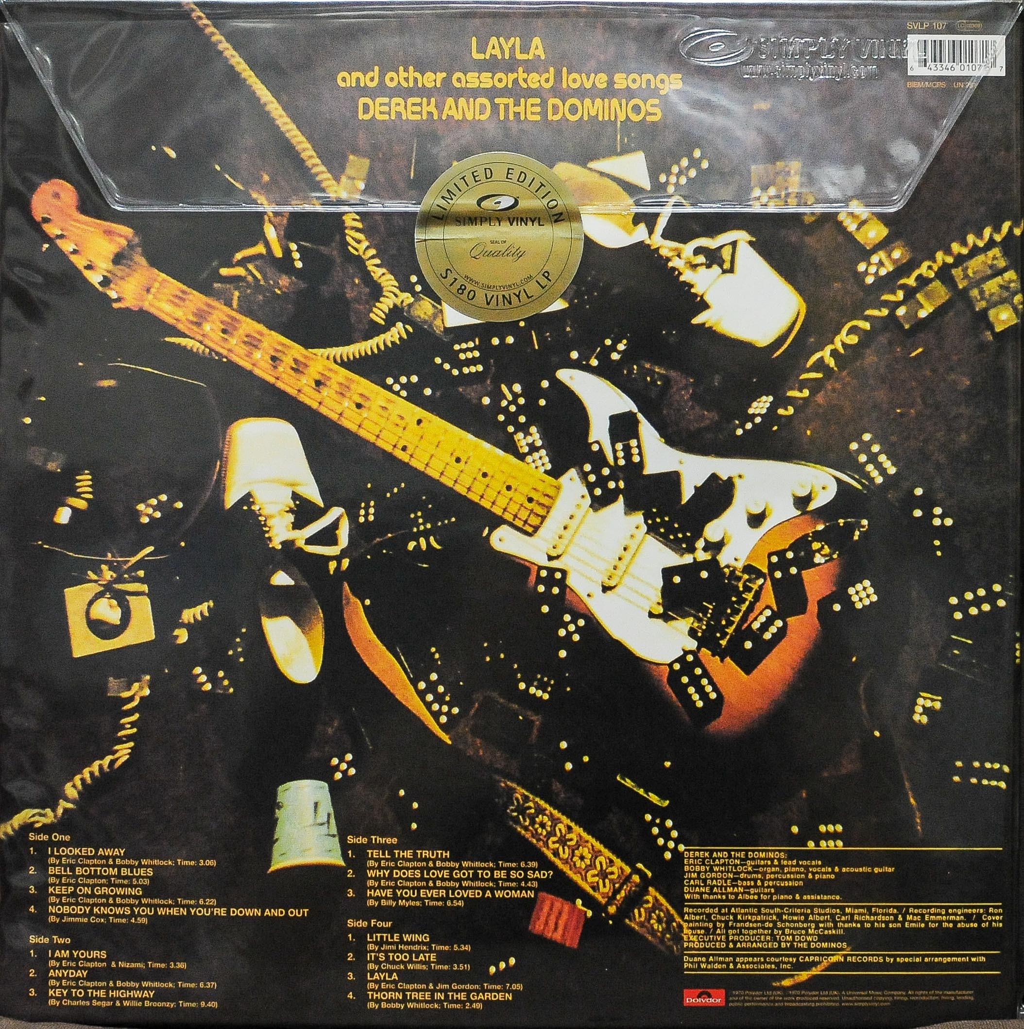 Derek & the Dominos - Layla アナログ編 (4) 高音質盤 - Derek & The