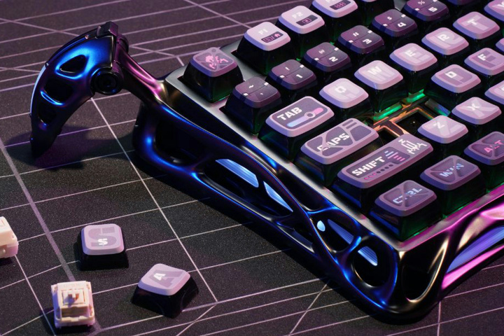 GravaStar、マウスと同じくエグいデザインの75％メカニカルゲーミング