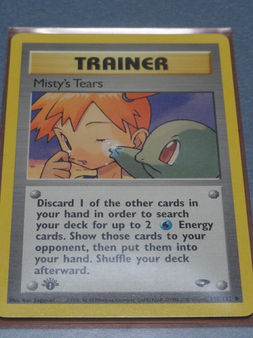 カスミのなみだ ポケモンカード 旧裏 美品 未使用 旧裏面ポケカ PSA