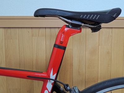 LOOK586のインテグラルシートポスト（E-POST）で高さ調整してみた