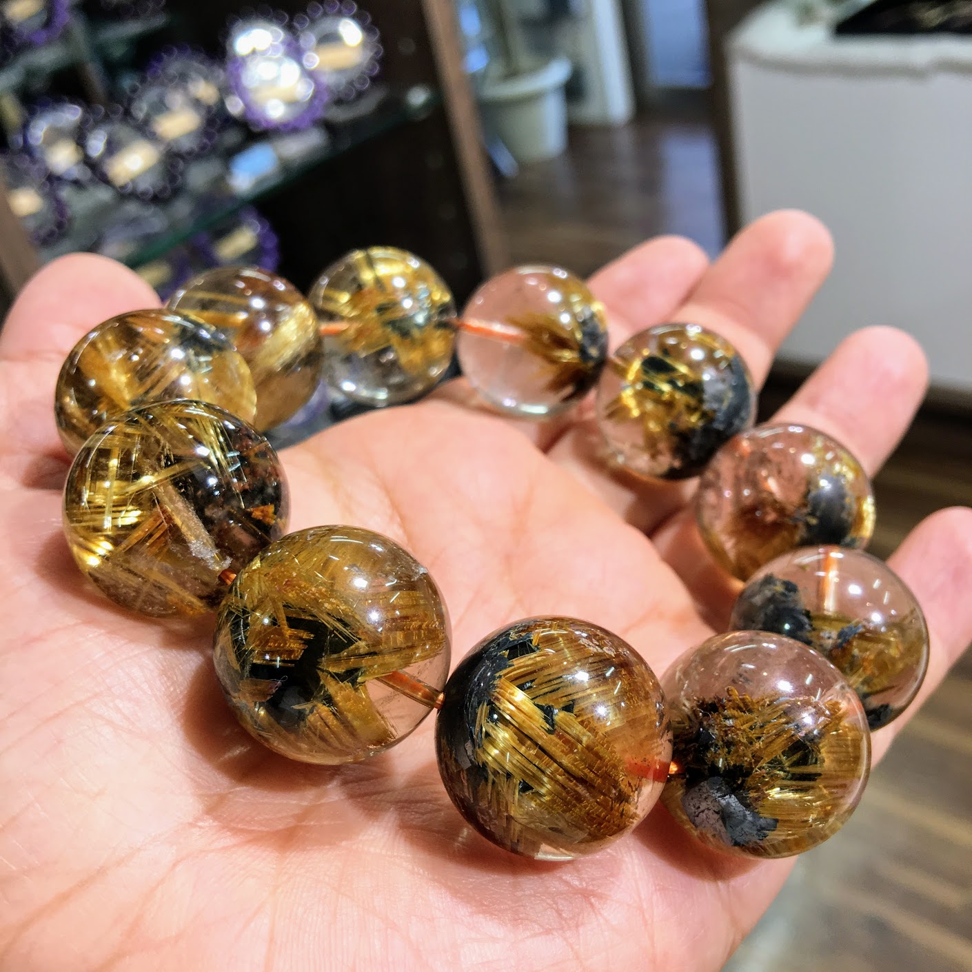 驚愕】スゴい太陽放射ルチルクォーツがやってきた！ | premium stone