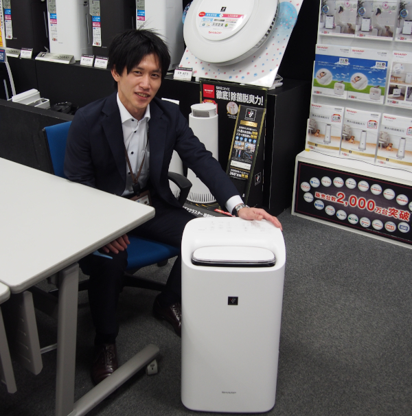 業界最小サイズを実現！ プラズマクラスター除加湿空気清浄機＜KI-LD50