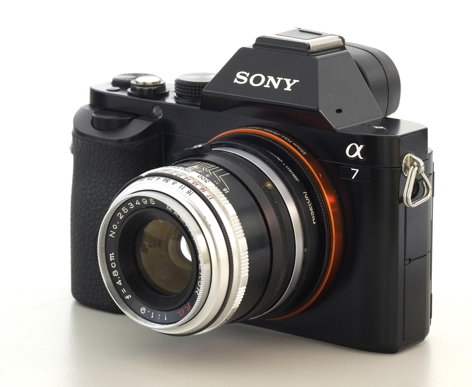 M42 MOUNT SPIRAL: Mamiya Sekor F.C. 4.8cm F1.9 salvaged from