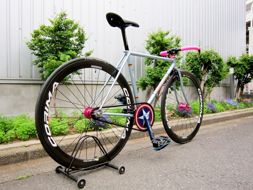 s*x様 ANCHOR ピストバイクフレーム グラデーション s*x様 ANCHOR