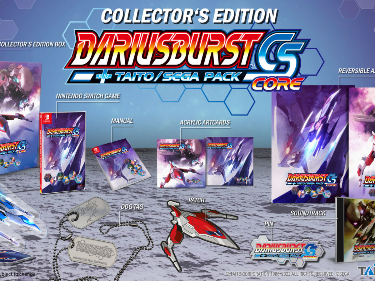 Dariusburst CS Core + Taito/SEGA Pack To Get Switch Physical Edition