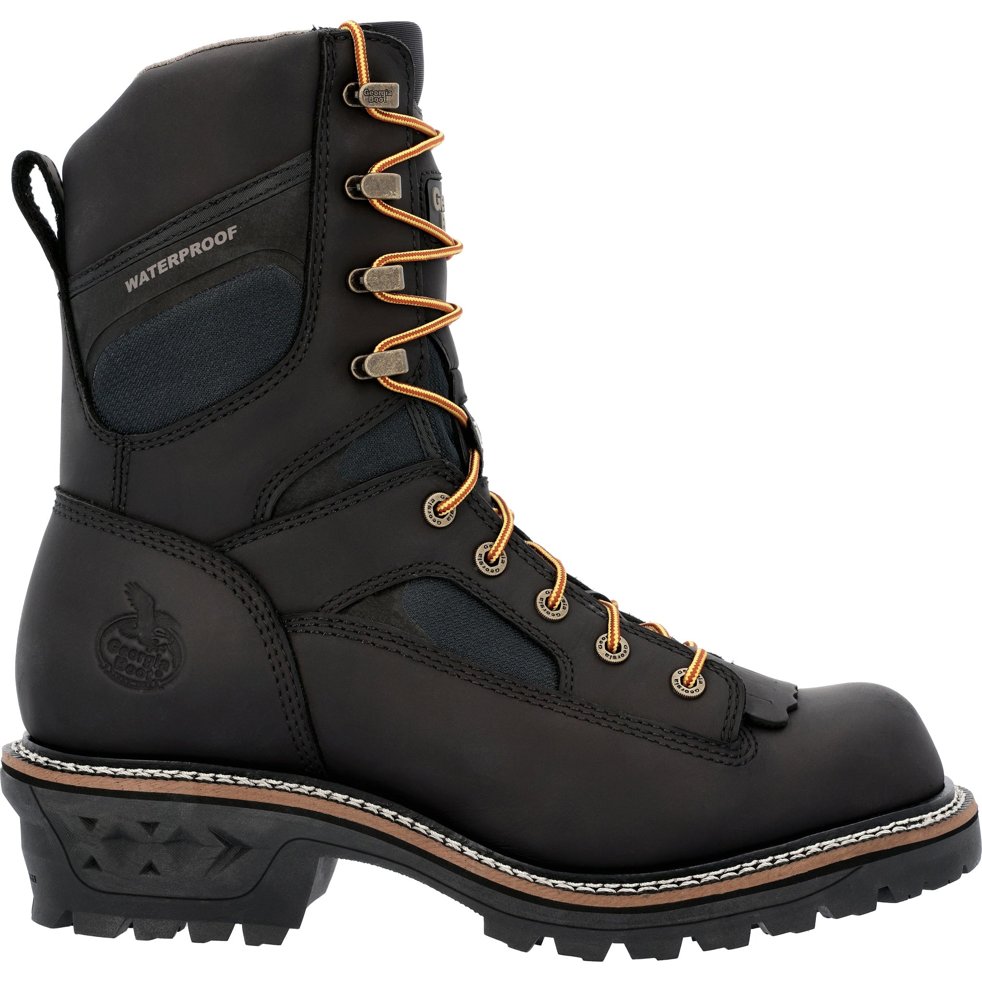 Georgia Men's LTX Logger Waterproof Work Boot GB00618 – BlackJack