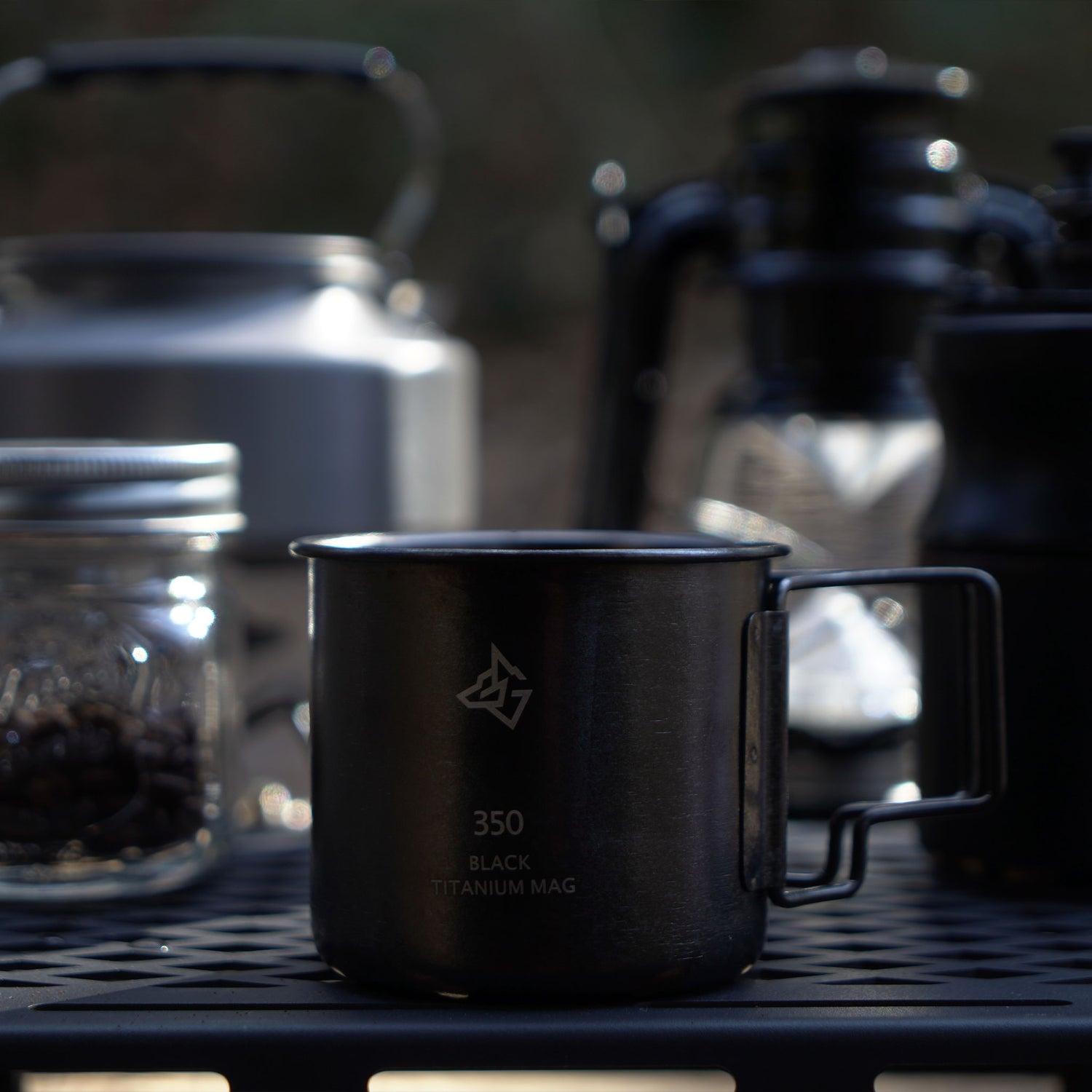 BLACK TITANIUM MUG ブラックチタンマグ チタンマグカップ アウトドア