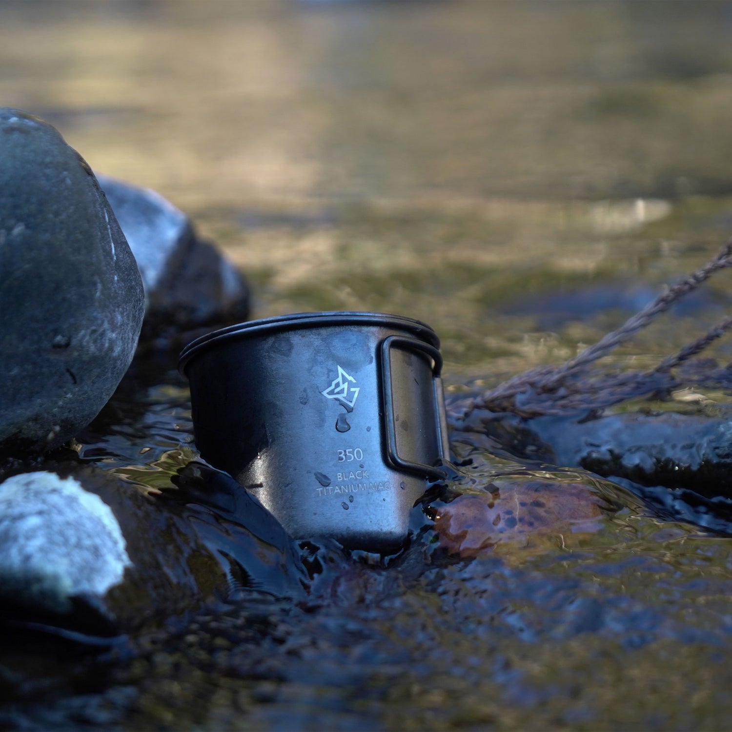 BLACK TITANIUM MUG ブラックチタンマグ チタンマグカップ アウトドア