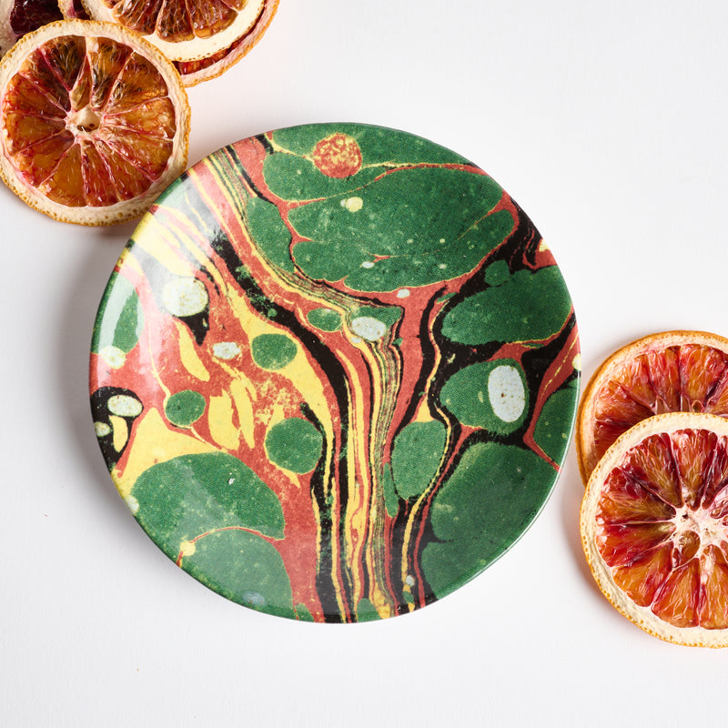Astier de Villatte Marbled Plate- Paris, France – Blanche + Mimi