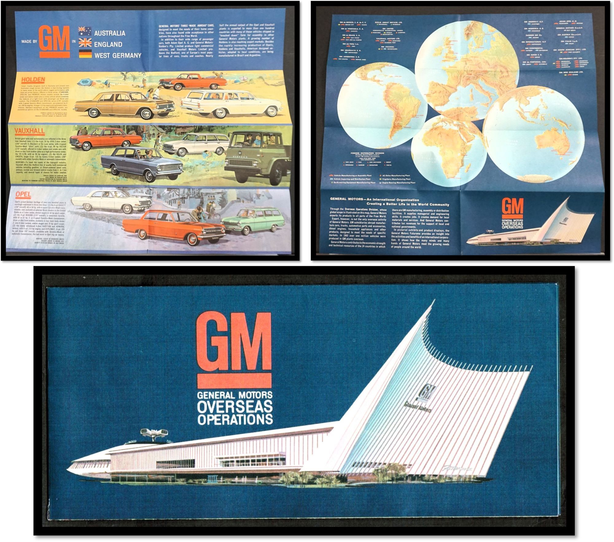 G M General Motors Overseas Operations Promotional Brochure 1964