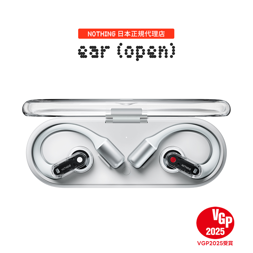 Nothing Ear (open) オープンイヤー型 完全ワイヤレスイヤホン 耳を塞