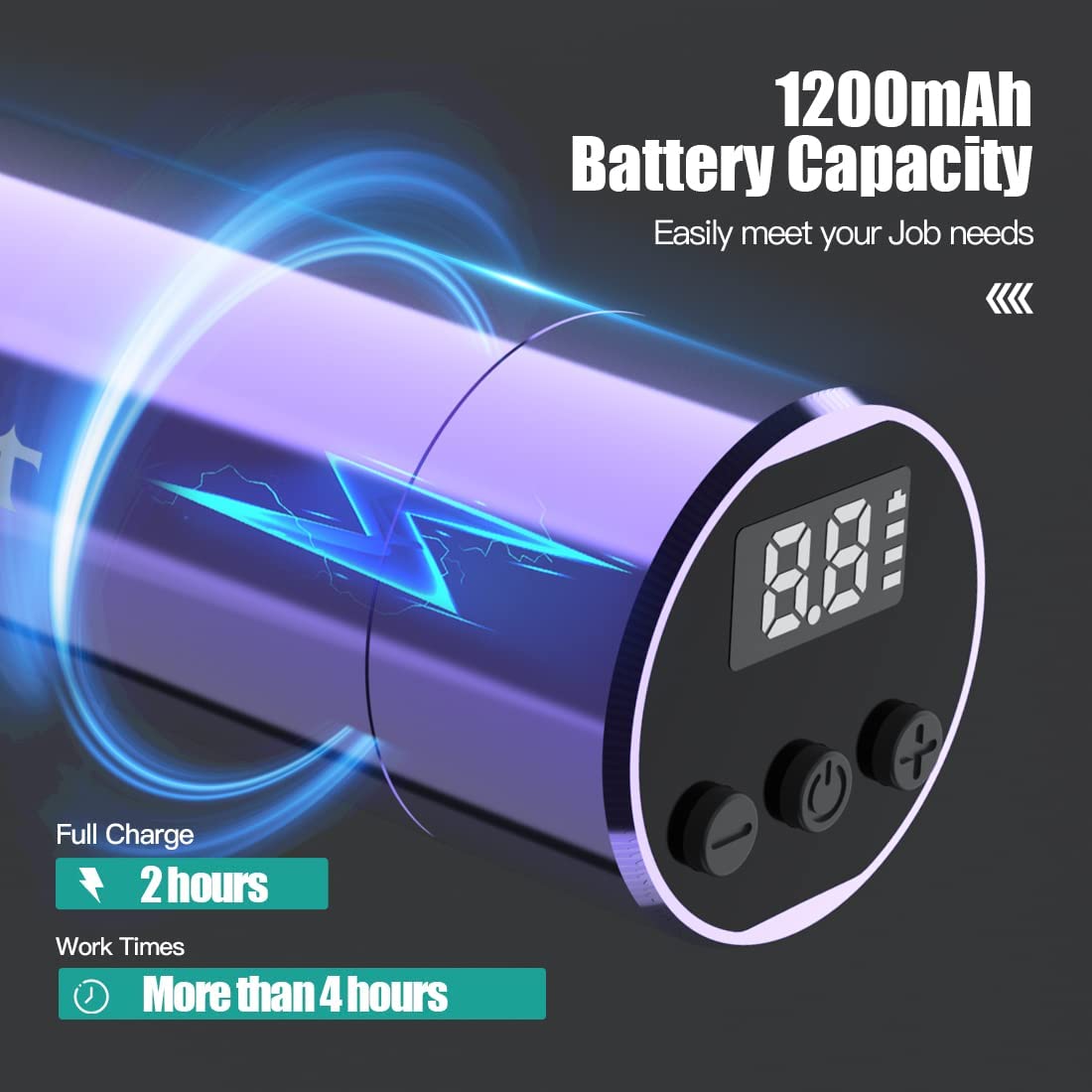 MAST Tour Y22 ワイヤレス タトゥーマシン グラデーション ピンク