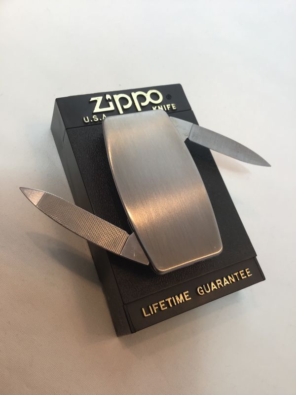 No.7800 ZIPPO GOODS マネークリップ ナイフ&ヤスリ付き z-4290