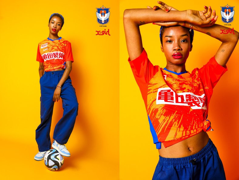 X-girl × WE LEAGUE 2023-24シーズンユニフォームデザイン発表 | B's