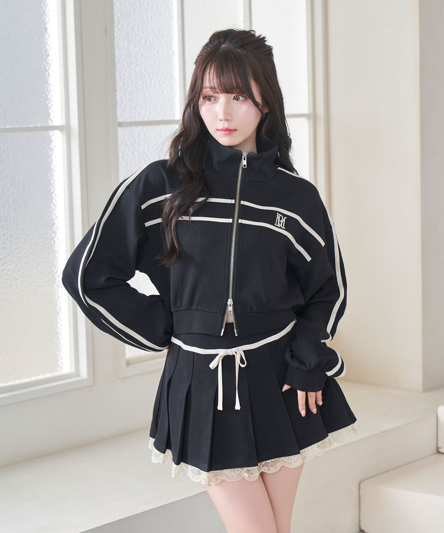 line jersey skirt set – BUNNY APARTMENT